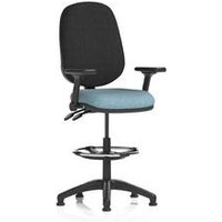 Eclipse+ II Lever Draughtsman Operator Chair Adj Folding Arms Quench