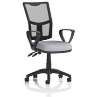 II Lever Operator Chair Mesh Back Loop Arms Seat Quest Shell