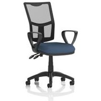 Eclipse + II Lever Operator Chair Mesh Back Loop Arms Seat Quest Whelk