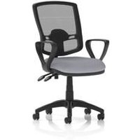 Eclipse + II Lever Operator Chair Mesh Back Loop Arms Seat Quest Shell