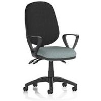 Eclipse + III Lever Operator Chair With Loop Arms Seat Rivet Tensile