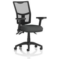 III Lever Operator Chair Mesh Back Adj Folding Arms Mussel
