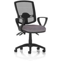 Eclipse + III Lever Operator Chair Mesh Back Loop Arms Seat Rivet Fuse
