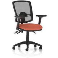 Eclipse + III Lever Operator Chair Mesh Back Adj Folding Arms Crab