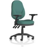 Lever Operator Chair Adjustable Folding Arms Quest Kelp