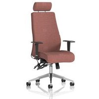 Ergo Posture Chair Adjustable Arms Headrest Back Seat Rivet Forge