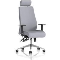 Onyx Ergo Posture Chair Adjustable Arms Headrest Back Seat Quest Shell