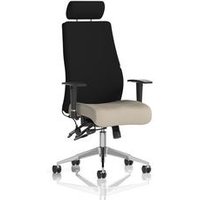 Onyx Ergo Posture Chair With Height Adjustable Arms With Headrest