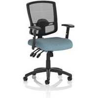 Portland III Mesh Back With Height Adjustable Arms Bespoke Colour Seat