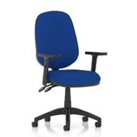 Luna II Operator Chair with Adjustable Arms and Backrest