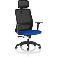 Ventra Mesh Back Operator Chair with Adjustable Arms and Headrest