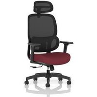 Rowan Mesh Back Chair Bespoke Colour Seat Ginseng Chilli KCUP4562