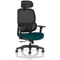 Rowan Mesh Back Chair Bespoke Colour Seat Maringa Teal KCUP4563