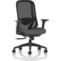 Mesh Back Chair Height Adjustable Arms Seat Rivet Fuse