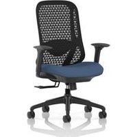 Mesh Back Chair Height Adjustable Arms Seat Quest Limpet