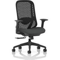 Mesh Back Chair Height Adjustable Arms Seat Quest Mussel