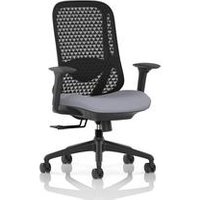 Prism Mesh Back Chair With Height Adjustable Arms Bespoke Colour Seat