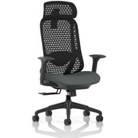 Prism Mesh Back Chair With Adjustable Arms Headrest Seat Rivet Tensile