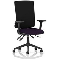 Orlena High Back Task Operator Chair With Arms Bespoke Colour Seat