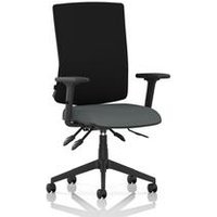 High Back Task Operator Chair Arms Seat Rivet Tensile