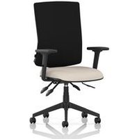 High Back Task Operator Chair Arms Seat Quest Salt