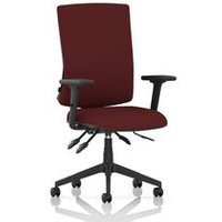 High Back Task Operator Chair Arms Back Seat Chilli