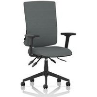 High Back Task Operator Chair Arms Rivet Tensile