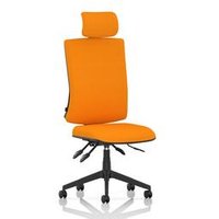 High Back Task Operator Chair Headrest Back Seat