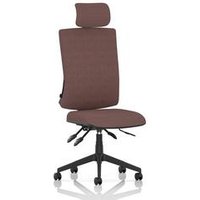 High Back Task Operator Chair Headrest Back Seat Rivet Forge