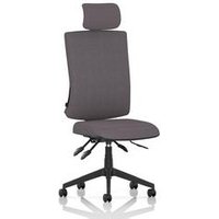 High Back Task Operator Chair Headrest Back Seat Rivet Fuse