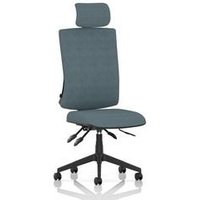 High Back Task Operator Chair Headrest Back Seat Rivet Quench
