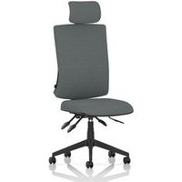 High Back Task Operator Chair Headrest Back Seat Rivet Tensile