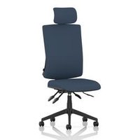 High Back Task Operator Chair Headrest Back Seat Quest Whelk