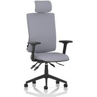 High Back Operator Chair Arms Headrest Back Seat Quest Shell