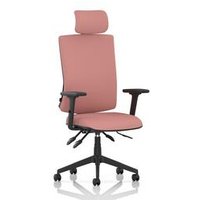 High Back Operator Chair Arms Headrest Back Seat Quest Shrimp