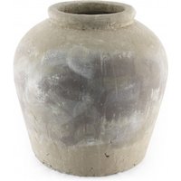 Kavala Distressed Olive Brown Jar