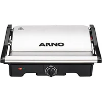 Grill Arno Dual Inox SW332DB0/1 Antiaderente com Controle de Temperatura 220v