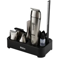 Aparador de Pelos Multi Groom PAP03 12 em 1 Seco ou Molhado Portátil Cinza
