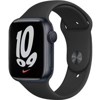 Apple Watch Series 7 (2021) GPS + Cellular 45 mm - Aluminium Midnight - Sport band Black