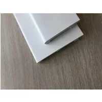 Maclean Products Plint Maclean - Wit - Kunststof - 240cm - 15x80mm