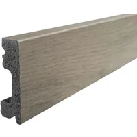 Mac Lean Hoge Plint Classic Click - Donkergrijs Eiken - Kunststof - 200cm - 15x50mm