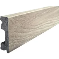 Mac Lean Hoge Plint Classic Click - Lichtgrijs Eiken - Kunststof - 200cm - 15x50mm