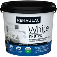 Renaulac Muur & Plafond Muurverf - Mat - Wit - 5l