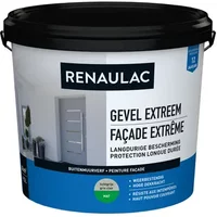 Renaulac Gevel Extreem Muurverf - Mat - Lichtgrijs - 5l