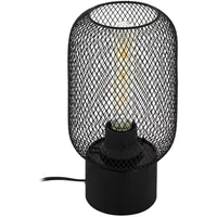Eglo Tafellamp Wrington Zwart Gaas E27