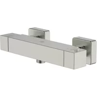 Aquavive Thermostatische Douchekraan Lena - Geborsteld Staal - 15 Cm