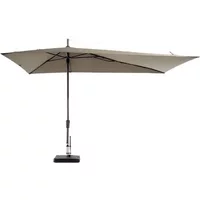 Madison Parasol Topline Asymmetric Sideway Taupe 220x360cm