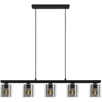 Eglo Hanglamp Cadley Zwart 5xe27