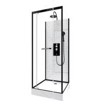 Aurlane Douchecabine Metro - Vierkant - 80x80x230cm - Zwart Mat