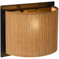 Lucide Wandlamp Magius Hout E27